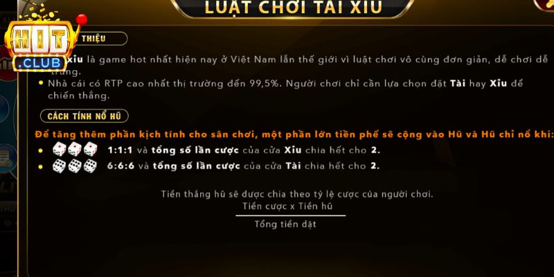 Hướng Dẫn Chơi Tài Xỉu Hitclub - Quy Trình Đơn Giản 2 Các tính năng cơ bản trong hướng dẫn chơi tài xỉu Hitclub