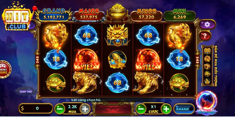 Trải nghiệm kho báu tứ linh Hitclub