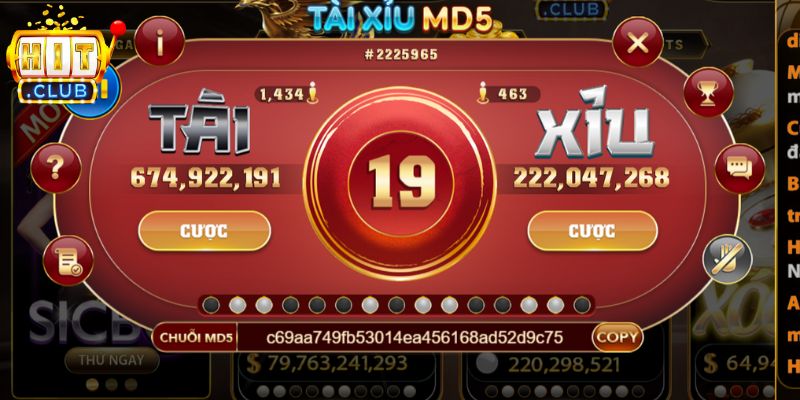 Giới thiệu tài xỉu MD5 Hitclub